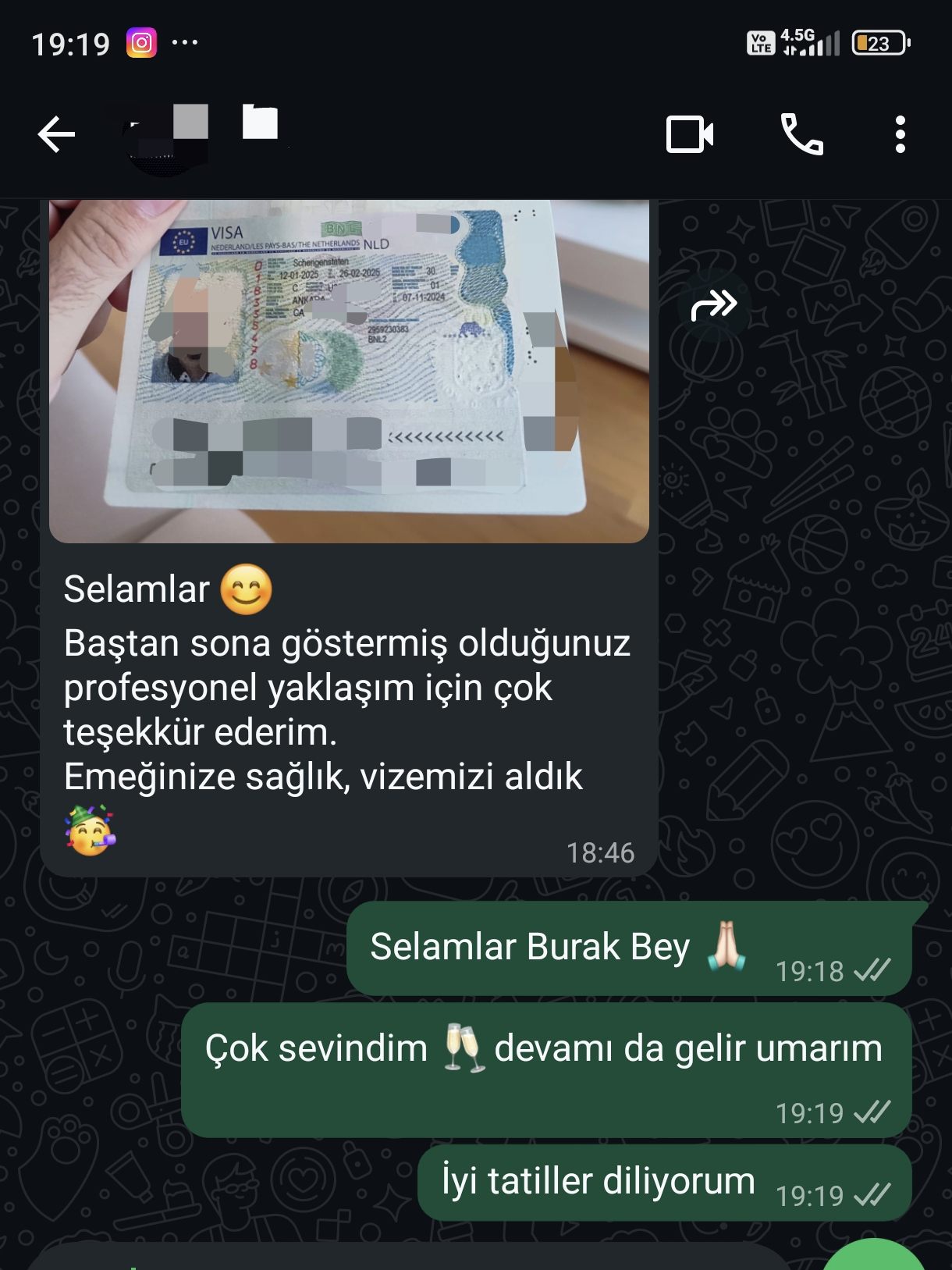 Hollanda vizesi onayı